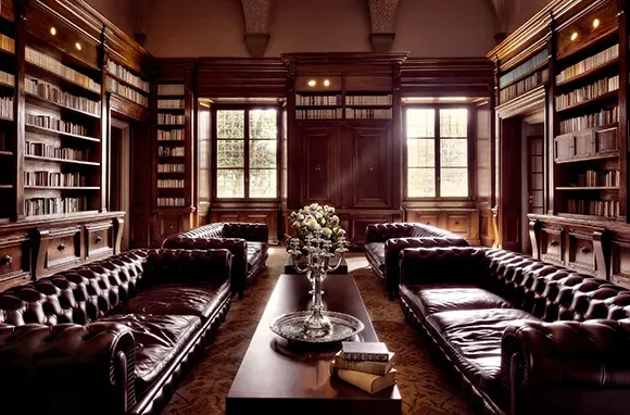 Cozy Hotel Libraries